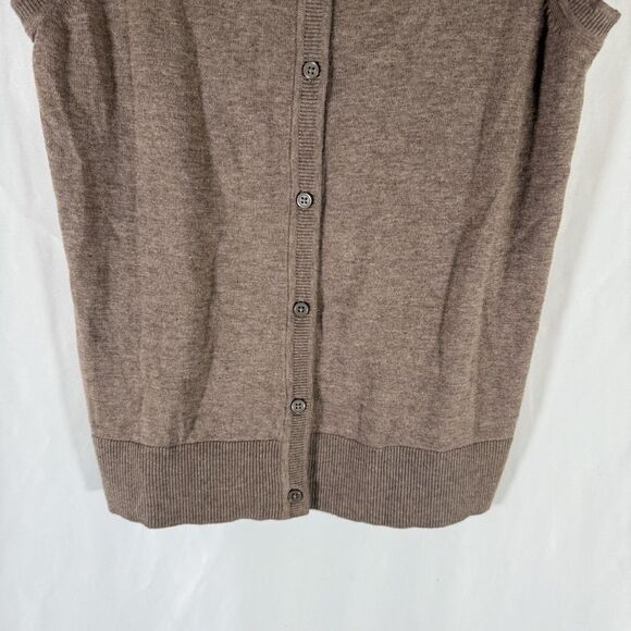 Banana Republic Tank Top Womens XS Brown Knit Sleeveless Round Neck Cotton Blend - Picture 9 of 9